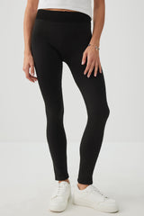Faux Fur Lined Studded Leggings
