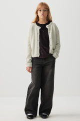 Shiny Fuzzy Cardigan