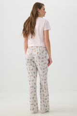 Printed Straight Leg PJ Pants