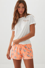 Snoopy Print PJ Shorts