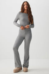 Long Sleeve Cable Knit Top