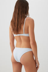 Striped Cheeky Bikini Bottom