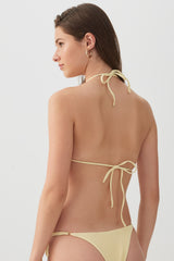 Side Tie Bare Bikini Bottom