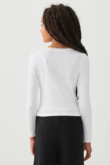 Lace Trim Long Sleeve T-Shirt