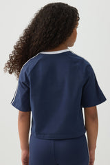 Contrast Stripe Boxy T-Shirt