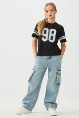 Wide Leg Cargo Jeans