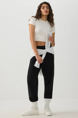 Crop Seamless Crew Neck T-Shirt