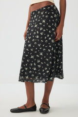 Mesh Midi Skirt