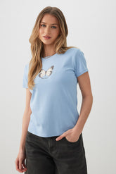Fitted Graphic T-Shirt
