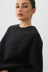 MADESOFT⢠Fleece Raglan Crew Neck Sweatshirt