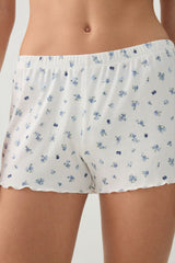 Rib PJ Shorts