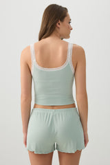 Rib PJ Shorts