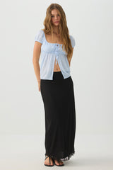 Puff Sleeve Babydoll Top