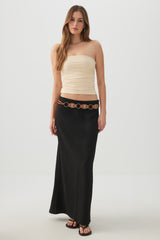 Straight Fit Maxi Skirt