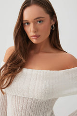 Off Shoulder Sweater