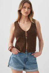 Short Sweater Vest