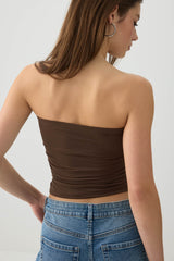 Ruched Tube Top
