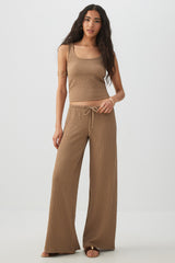 Textured Scoop Neck Tank Top