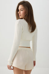 Mid Rise Poplin Boxer Shorts
