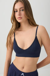 Everyday Pointelle Bralette with Removable Foam