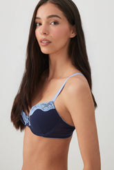 Lace Trim Push-Up Bra