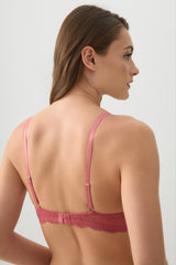 Luxe Satin & Lace Push Up Bra