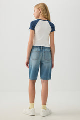 Elastic Waist Jorts
