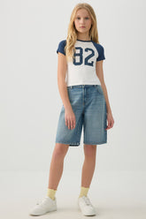 Elastic Waist Jorts