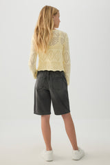 Elastic Waist Jorts