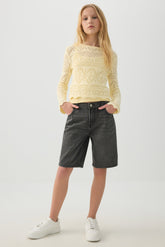 Elastic Waist Jorts