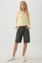 Elastic Waist Jorts