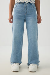 Pull On Wide Leg Jeans
