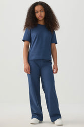 Wide Leg Jersey Pants