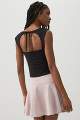 Tie Back Sweetheart Top