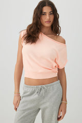 Off Shoulder Cinched Waist Top