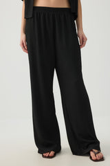 Textured knit Wide Leg Pants