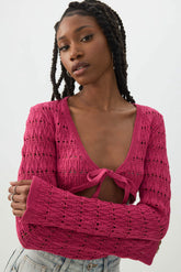 Crop Open Stitch Shrug