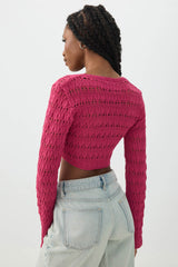 Crop Open Stitch Shrug