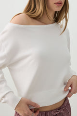 Off Shoulder Knit Sweater