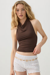 Super Soft Cowl Neck Tank Top