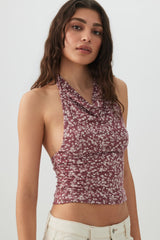 Super Soft Cowl Neck Tank Top