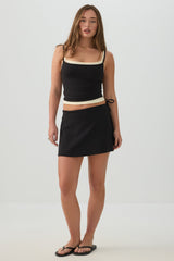 Soft Fitted Square Neck Tank Top