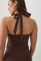 Soft Halter Crop Tank
