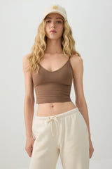 Ultra Crop Seamless Tank with Removable Cups