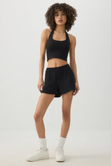 Basic Crop Halter Tank Top