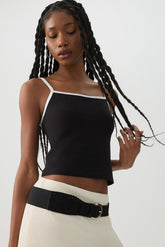Contrast Binding Tank Top