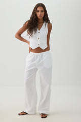 Crop Sleeveless Vest