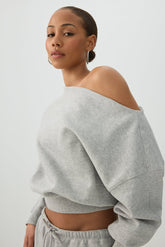 Off Shoulder Sweatshirt