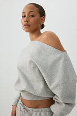 Off Shoulder Sweatshirt