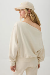 Off Shoulder Sweatshirt